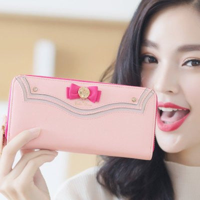 Sailor Moon Bowknot Zipper Wallet AD0092
