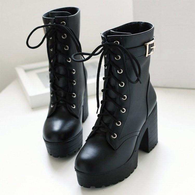 Fashion High-Heeled Boots Shoes AD10255