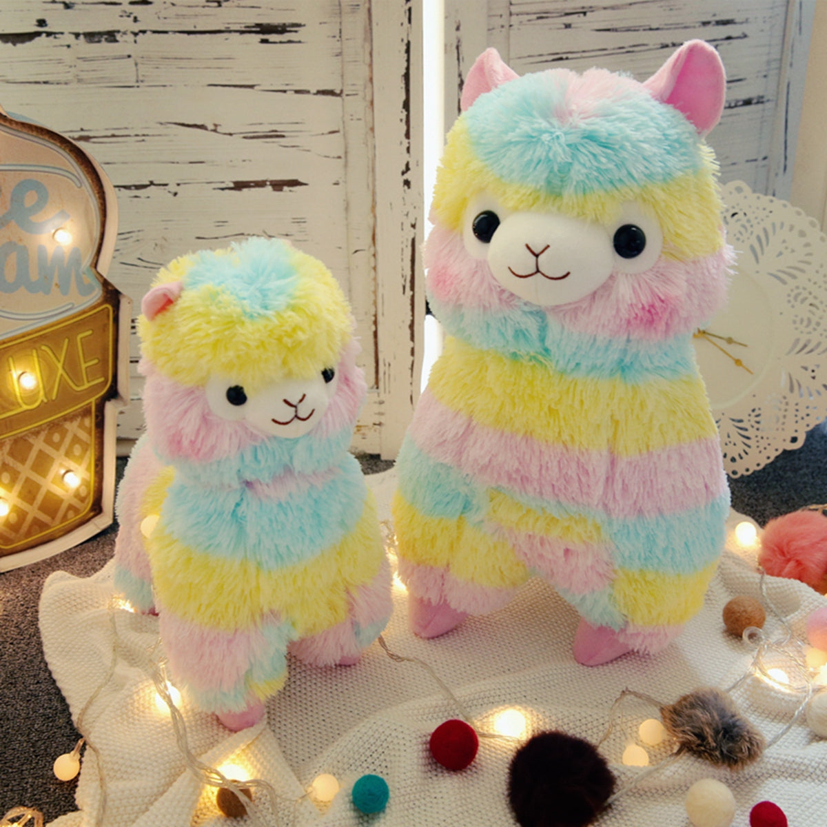 Rainbow Alpaca Alpacasso Plush AD11240