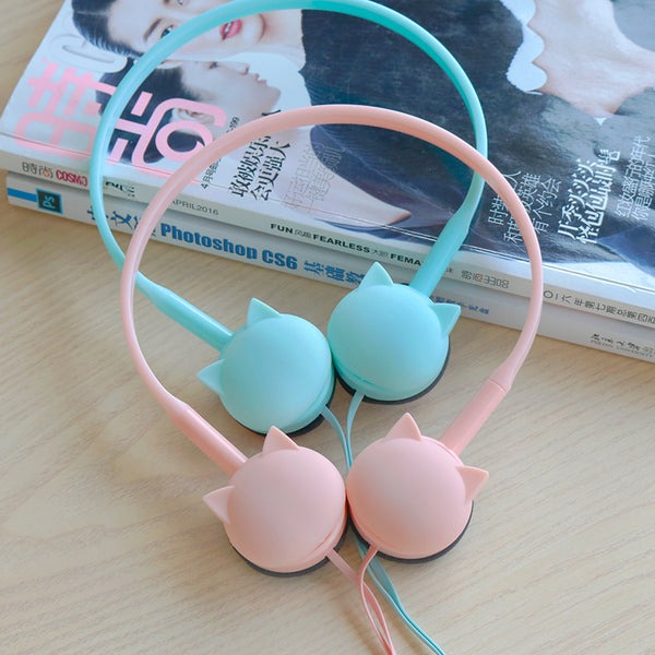 Cartoon Cat Ear Headphones AD10488