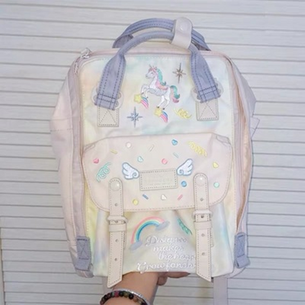 Unicorn Embroidery Backpack AD11774