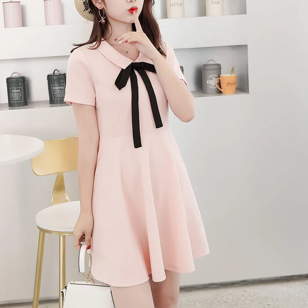 Korean Fashion Bow Dress AD11163
