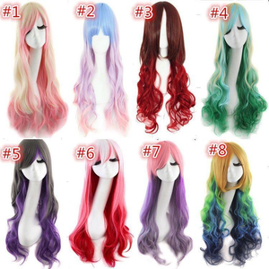 Lolita Cosplay Gradient Curly Wig AD10412