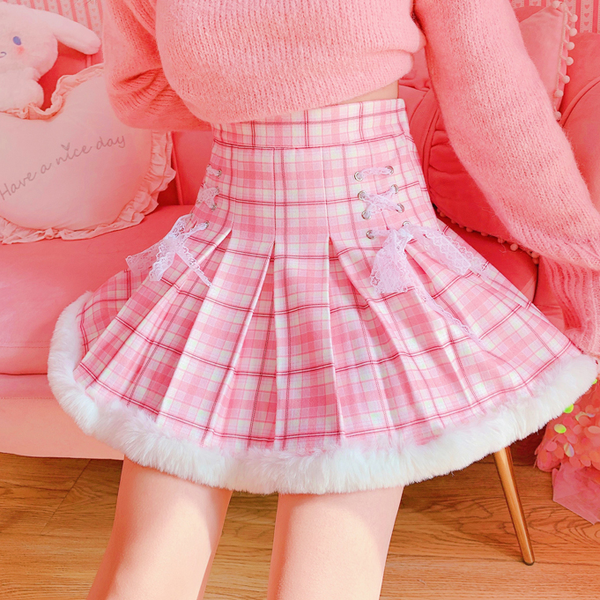 Sweet Grid Skirt AD210142