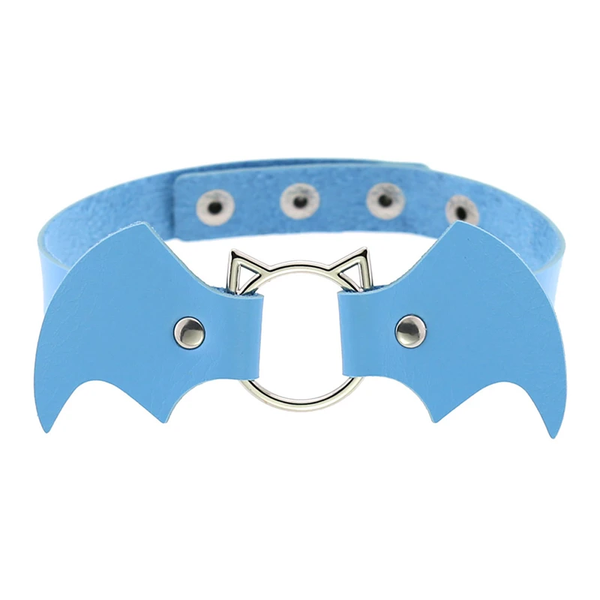 Cat Punk Bat Wings Collar Necklace AD10930