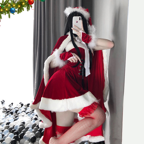 Christmas Cosplay Red Cloak AD12555