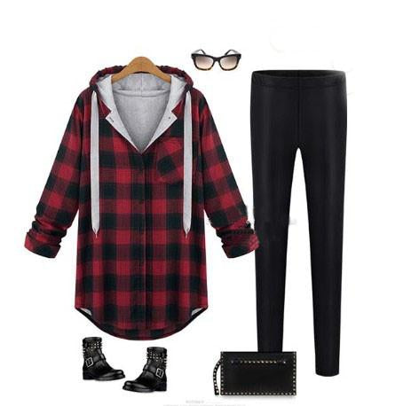 Grid Hooded AD0157