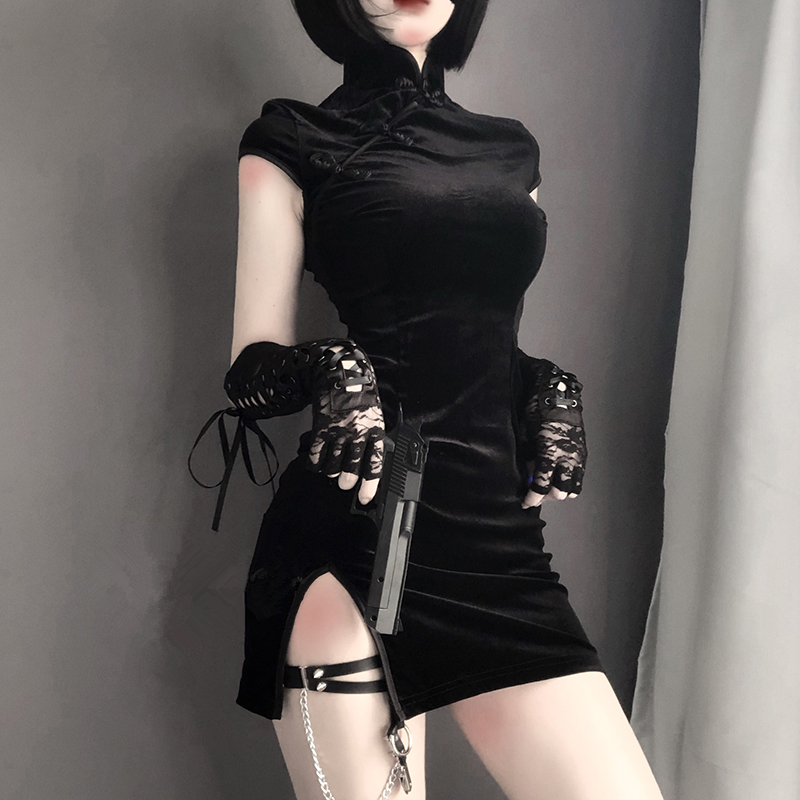 Sexy Mini Cheongsam Dress AD12152 – Andester