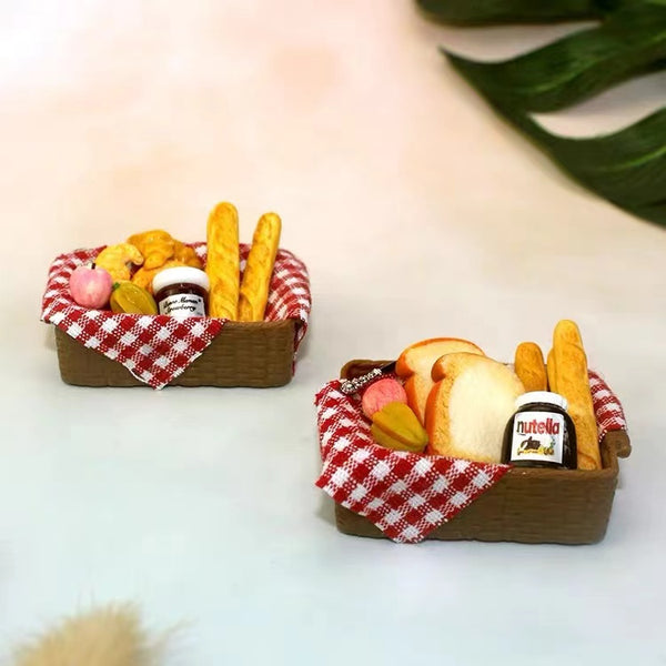 Mini Bread Basket DIY Ornament FU0005