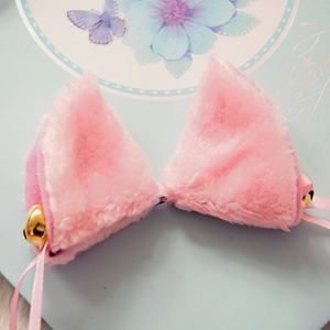 Cosplay Kitten Neko Cat Ears with Little Bell Hair Clip AD10203