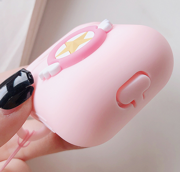 Pink Kawaii Cardcaptor Sakura Airpods Shell AD10043