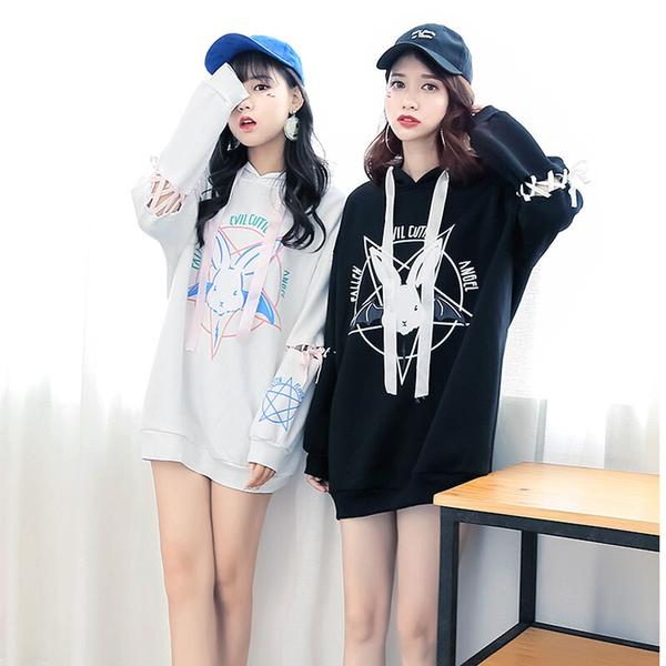 Bunny Hoodie Pullover AD0131