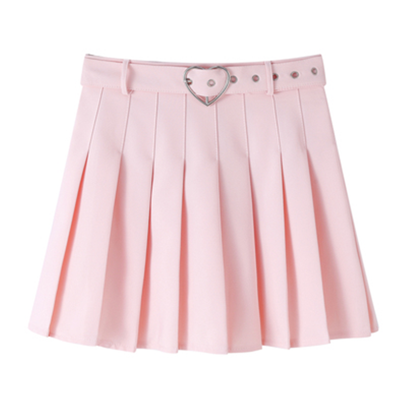Pink / White Pleated Skirt AD11560 – Andester