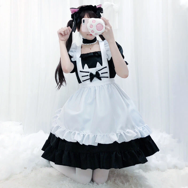 Cute Cat Maid Dress AD12790