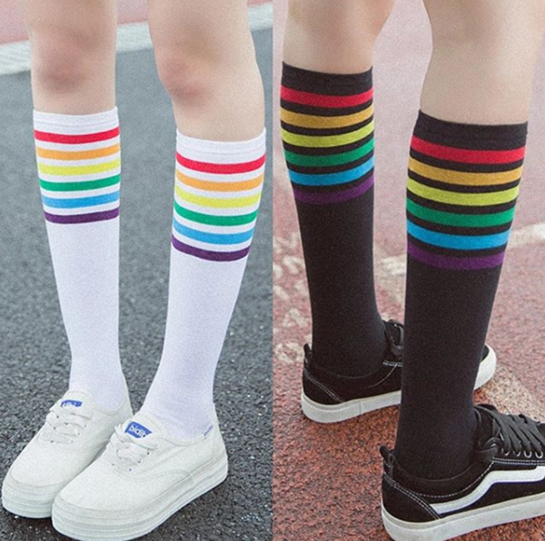 Colorful Stripe Stockings AD11462