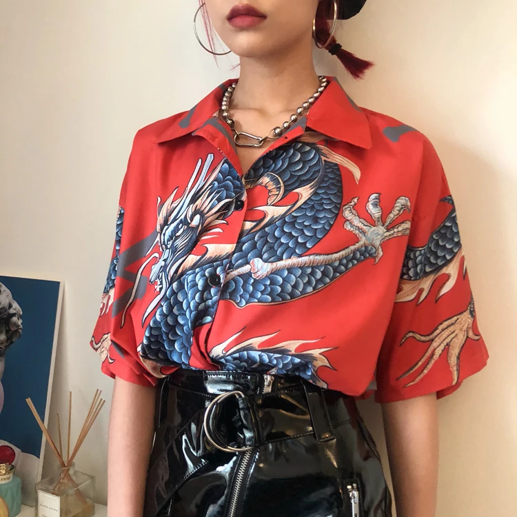 Harajuku Printed Shirt AD11245