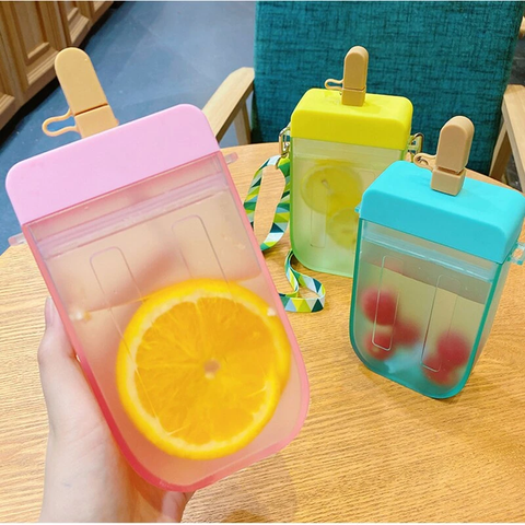 Plastic Transparent Portable Water Bottle AD11511