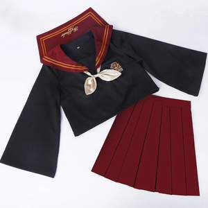 Green/Red Gryffindor Sailor Uniform Set AD11535