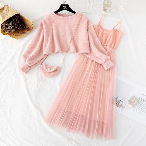 Lovely Dating Two-pieces Dress AD10843