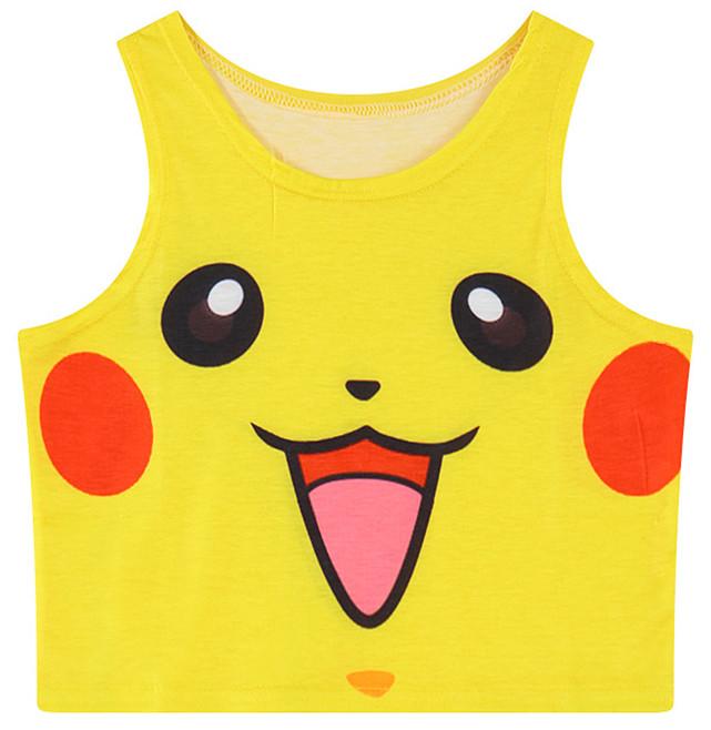 9 Colors Pokemen/Sailor Moon Kitten Crop Tank Top AD10148