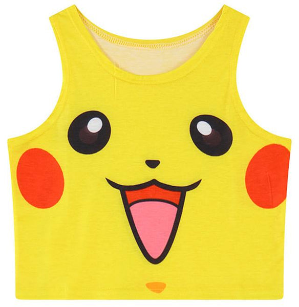 9 Colors Pokemen/Sailor Moon Kitten Crop Tank Top AD10148